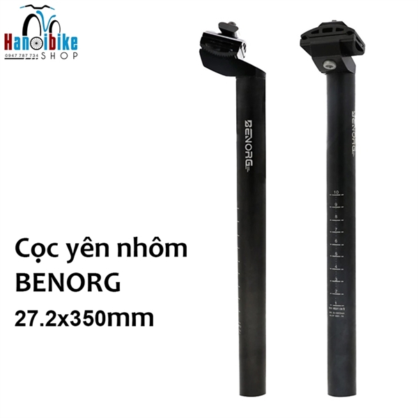 Cọc yên xe đạp nhôm BENORG 27.2x350mm