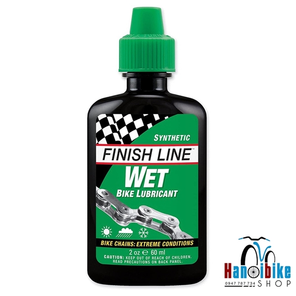Dầu tra sên/xích xe đạp Finish Line WET 120ml