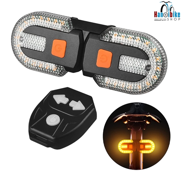 Đèn hậu xi nhan gắn cọc tên xe đạp FY 1825