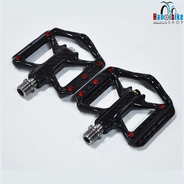 Pedal bàn đạp xe đạp Carbon siêu nhẹ 3 vòng bi