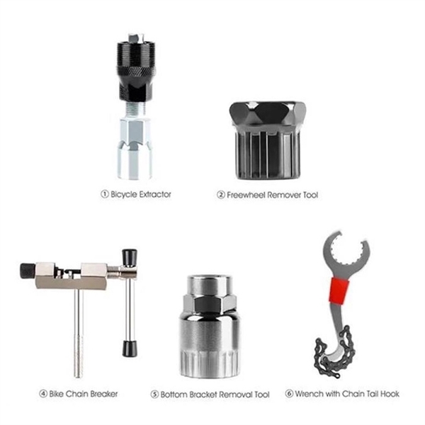 Bộ combo 5 bộ dụng cụ sửa chữa chuyên dụng cho xe đạp thể thao