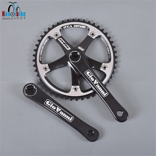 Đùi đĩa xe đạp 1 tầng nhôm OTA Giovanni dành cho Fixed Gear