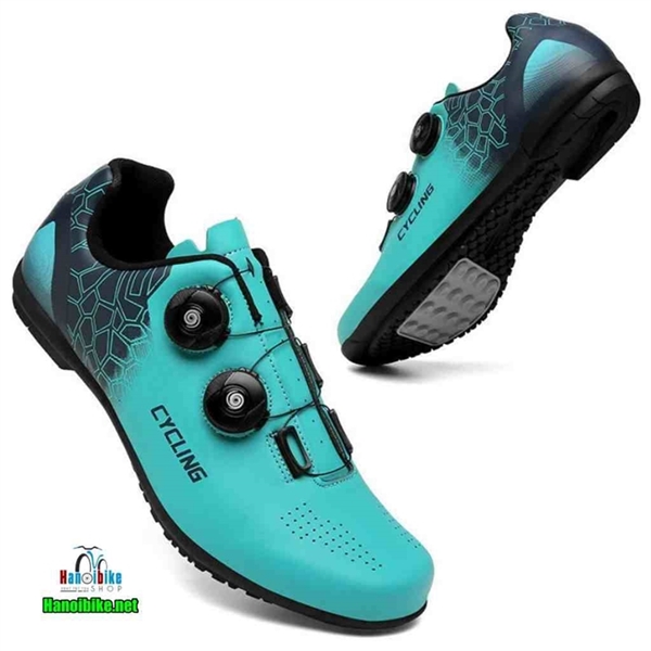 Giày đạp xe không cá Road Cycling 2 khóa vặn