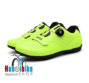 Giày không cá Speed 1 khóa vặn 1 dán Speed Xanh chuối