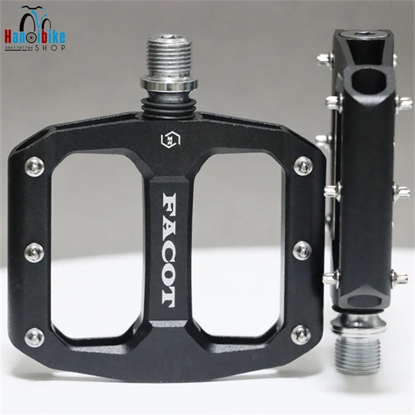 Pedal bàn đạp xe đạp nhôm Facot có vòng bi