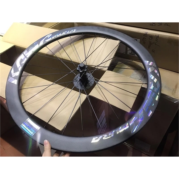 Vành carbon Kawamura CX4 vân 3K may ơ nhôm phanh đĩa
